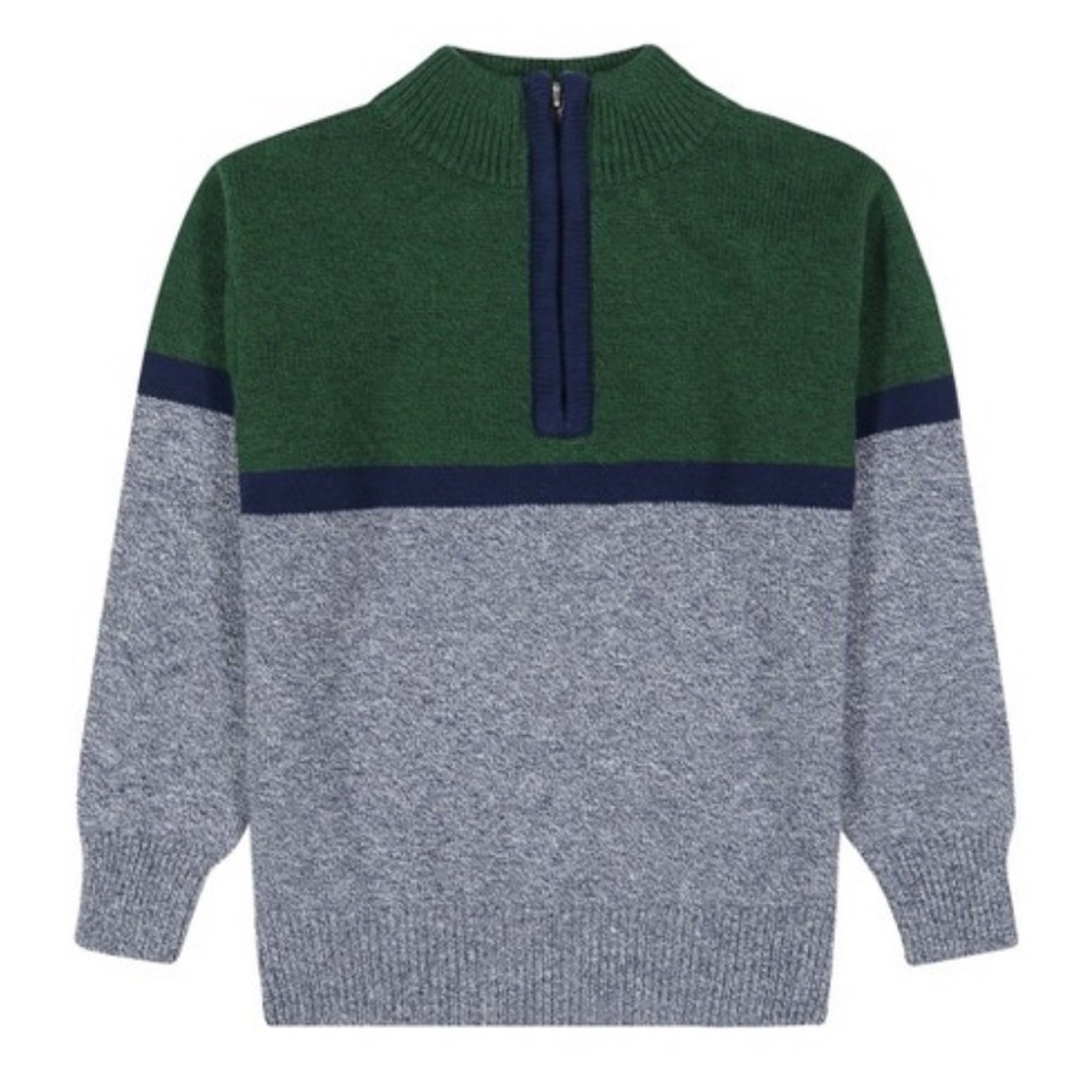Andy & Evan Toddler 1/4 ZIP SWEATER